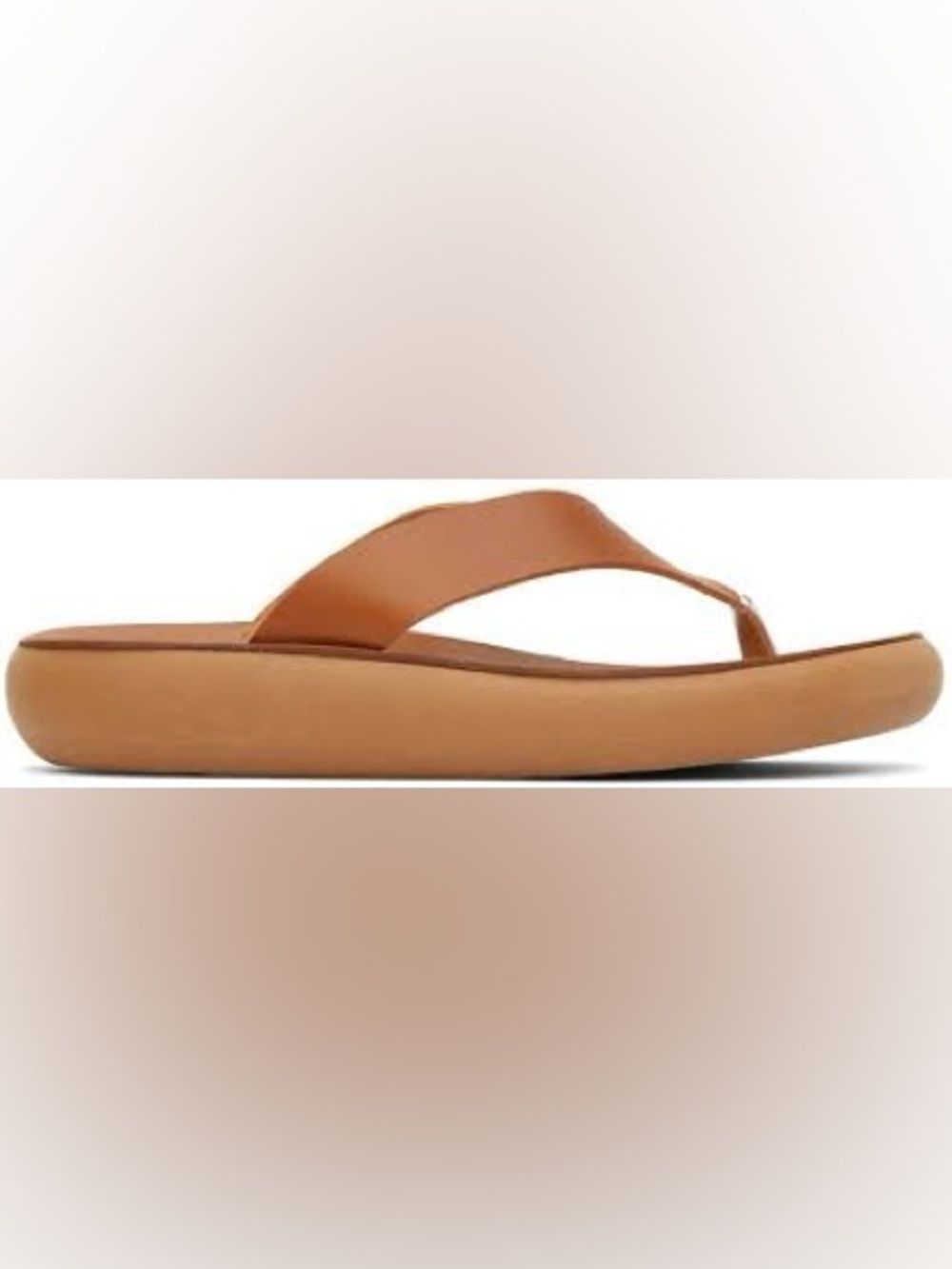 Ancient Greek Sandals Tan Comfort Sole Charys Sandals Size 36